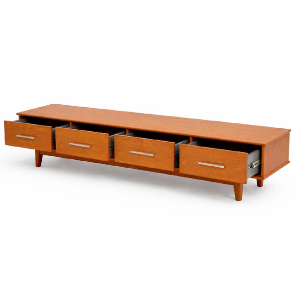 Elan Solid Wood TV Unit with Drawers