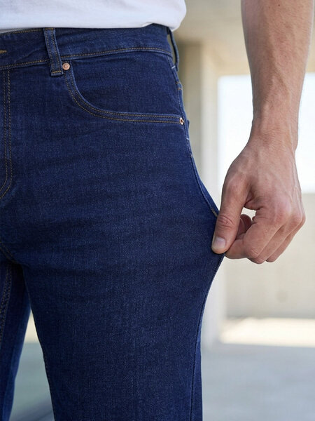 Dark Blue Straight Fit Jeans 59