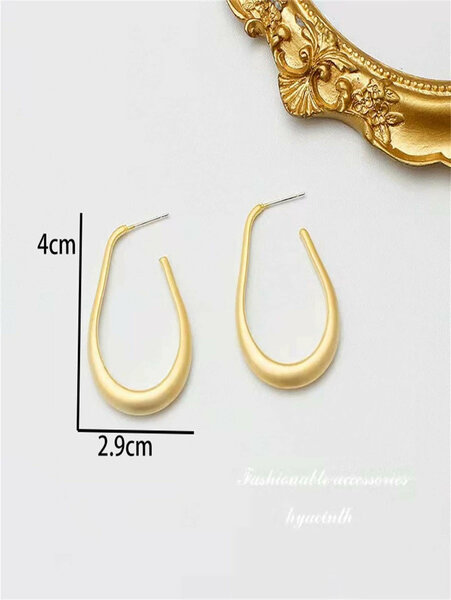 Shein - 1Minimalist Hoop Earrings