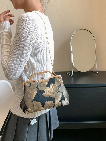 Shein - Glitter Bling,Shiny Glamorous,Elegant 1pc Clutch Bag Evening Bag Handbag For Women