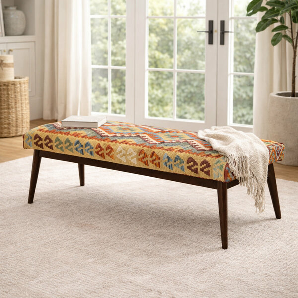 Oaklin Upholstered Wooden Bench (Setti)