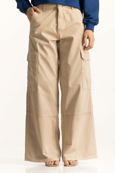 Wide Leg Cargo Pants