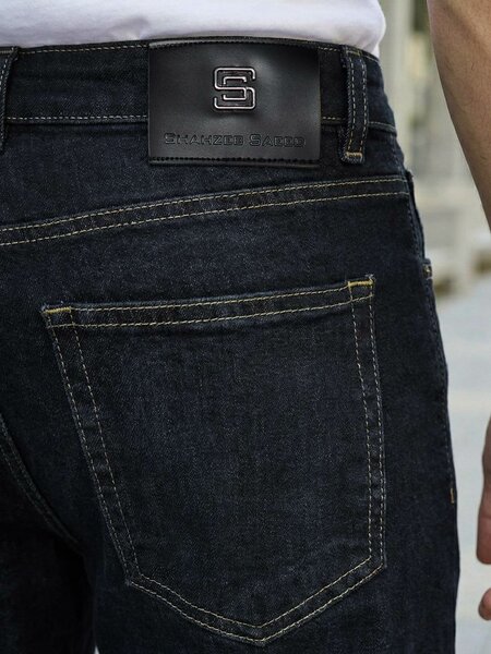 Indigo Blue Straight Fit Jeans 52