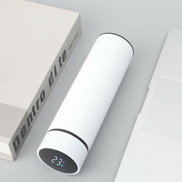 Home.Co- LED Digital Temperature Display Water Bottle Multi Color