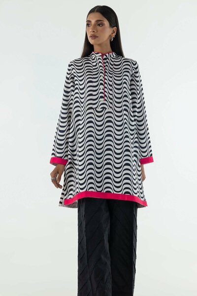 Stitched Basic Printed Shirt