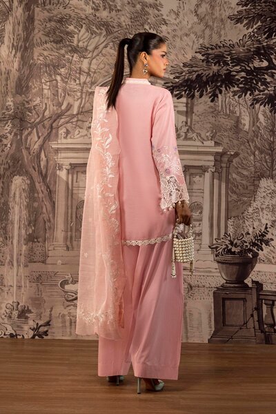 Stitched Embroidered Lawn Shirt+ Shalwar