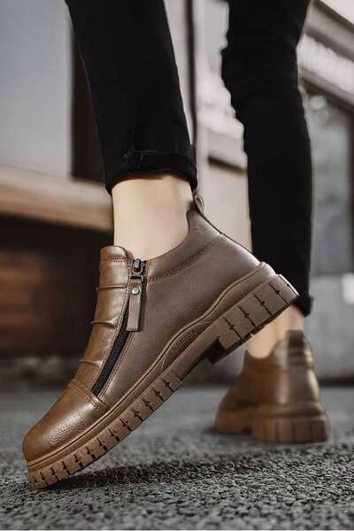 XYL Men's Chunky Zip-Up Shoes