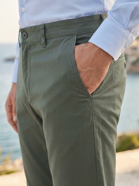Olive Smart Fit Chino Pant-73