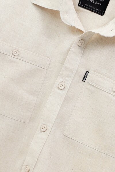 Boys Sand Hues Chambray Shirt
