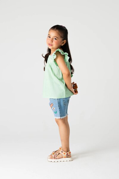 Pistachio Petal Cotton Top