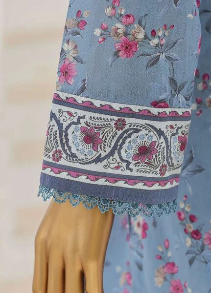 Zouk by HZ Textiles Unstitched Printed Lawn 3 Piece Suit HZ26UZL ZEC-1171 - Casual Collection