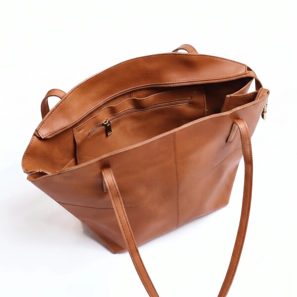 Tote Shoulder Brown