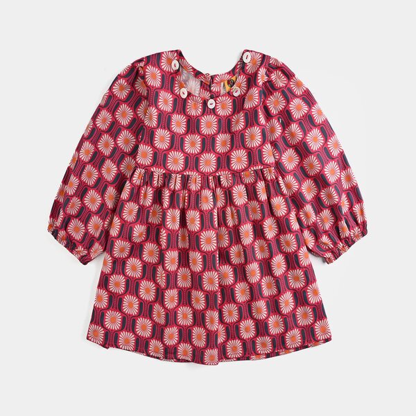 Girls Cotton Co-Ord Set - Pink