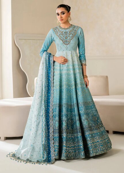 Chantelle by Baroque Unstitched Embroidered Raw Silk 3 Piece Suit BQ26UFC UF-4162 - Festive Collection
