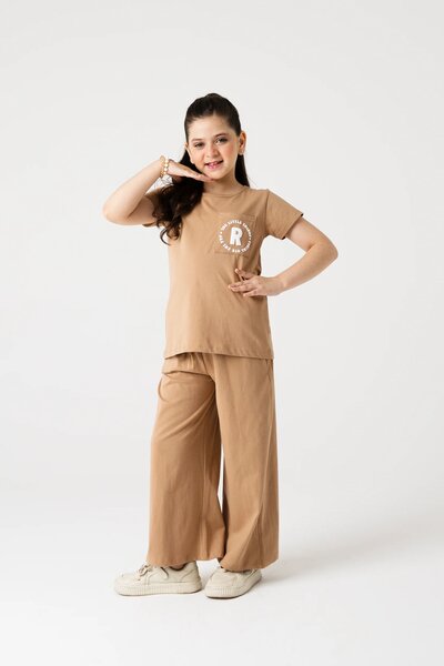 Girls Mocha Trail Co-ord Set