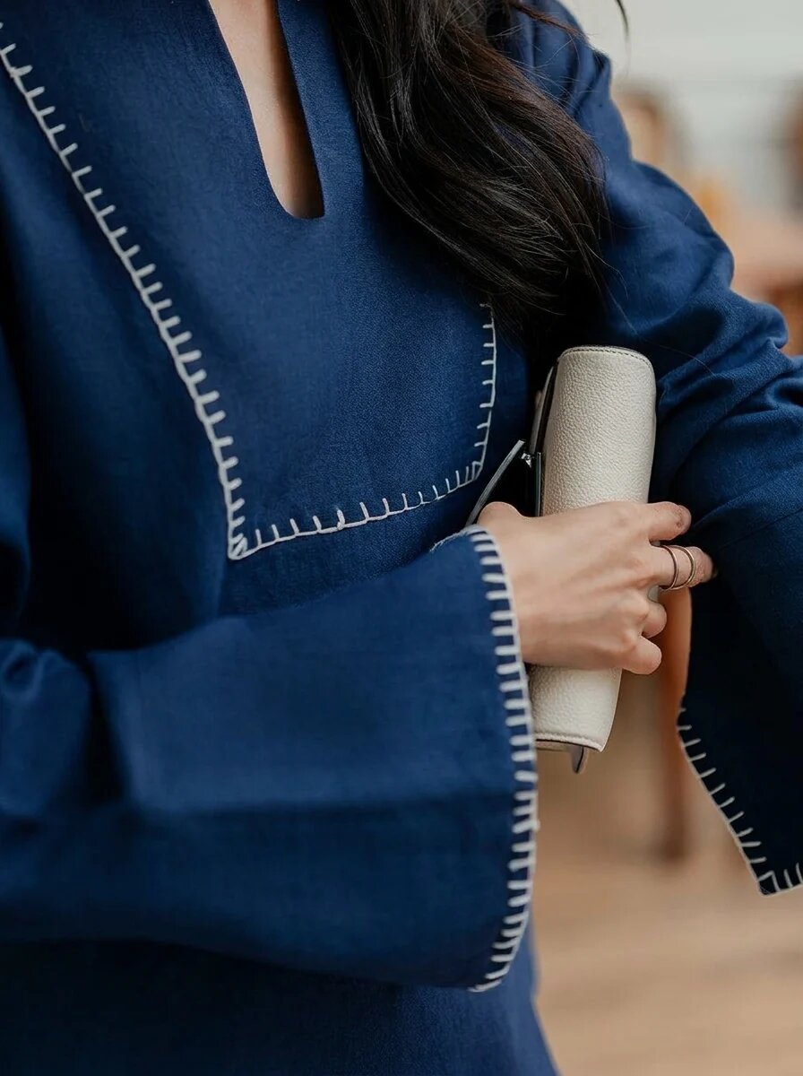 Cobalt - 2Pcs Linen Set