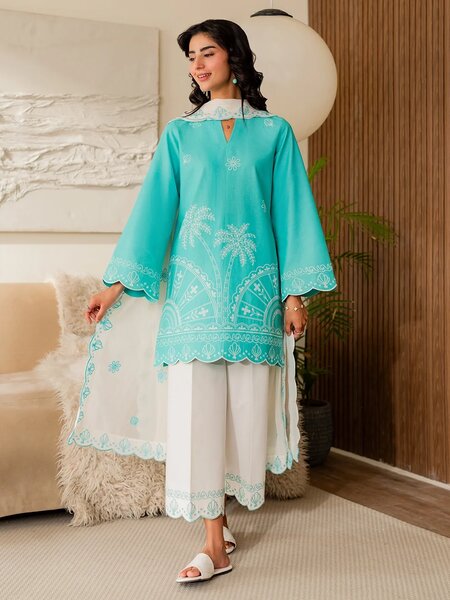 Sea Breeze - 3Pcs Embroidered Set