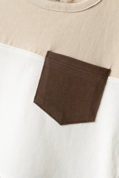 Boys Nude Blocks Tank Tops
