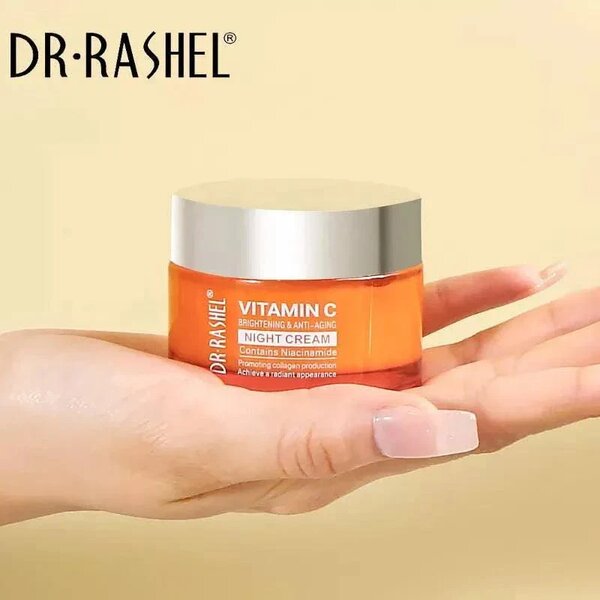 Dr Rashel - Vitamin C Night Cream For Anti Aging And Brightning - 50G