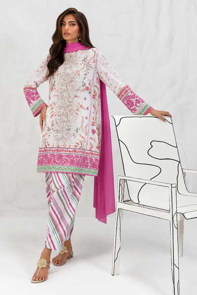Stitched Chiffon Dupatta