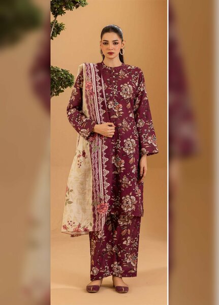 Zellbury Women RTW Printed Khaddar 3 Piece Suit WPW2532789 - Casual Collection