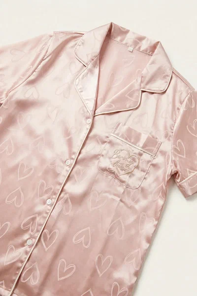BLS - Be My Love Satin Pajama Set - Pink