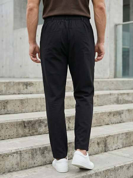 Black Cotton Stretch Trouser (CST-031)