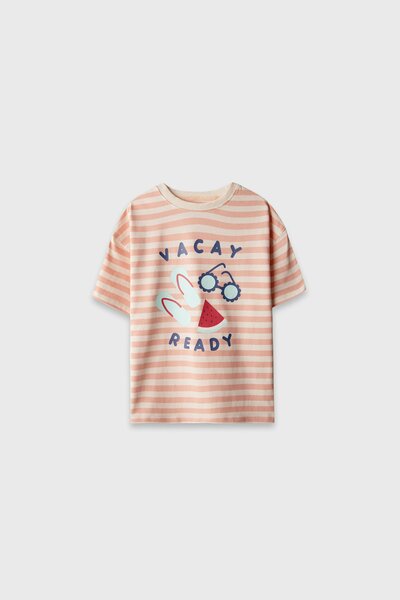 Girls Vacay Ready Oversized Tee