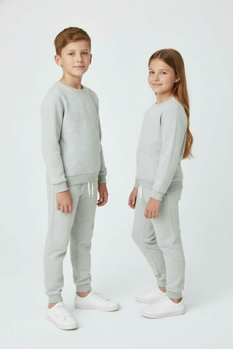 Tiny Teens Kid's Basic Fleece Twin Set
