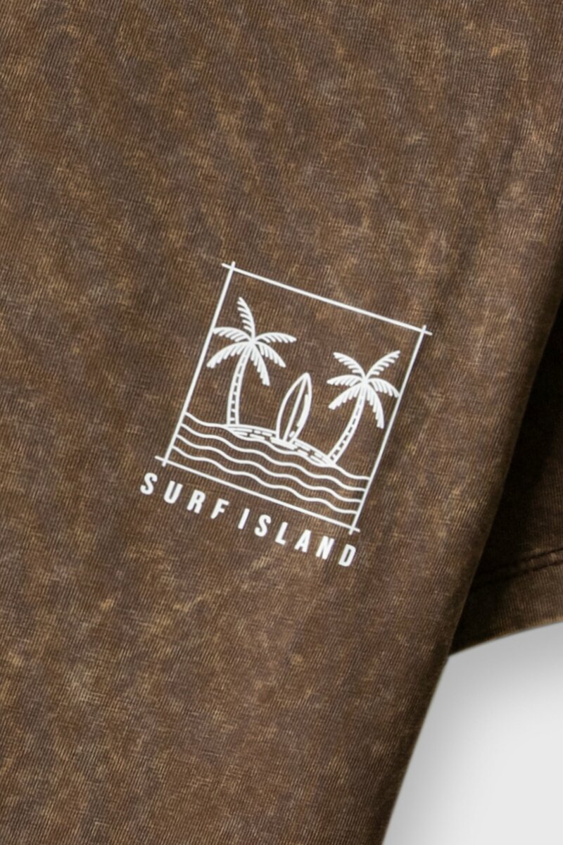 Boys Faded Brown Co-ord Set