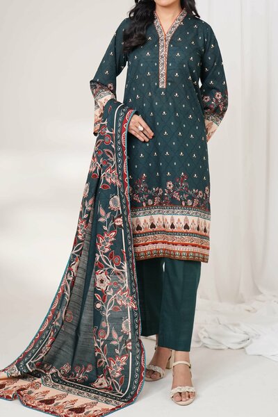 Narmin by Narkin's Unstitched Printed Khaddar 3 Piece Suit NN26UK NUWKDP-3180 - Casual Collection