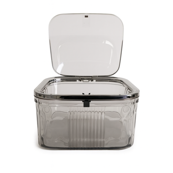 1pc Acrylic Push Box with Lid – Clear Storage Container (Small & Large)