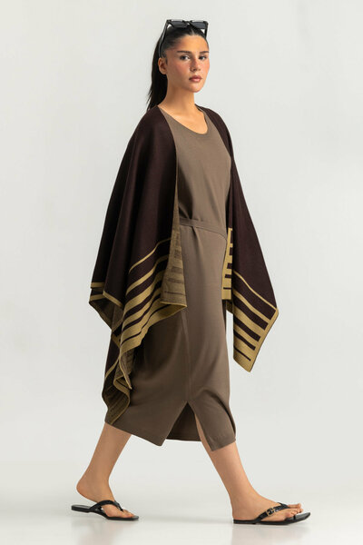 Regular Fit Cape Shawl