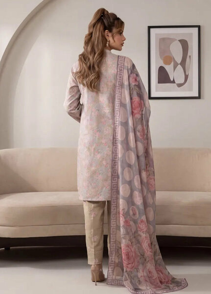 Salitex Women RTW Printed Raw Silk 3 Piece Suit S26L3PNRES844 Casual Collection
