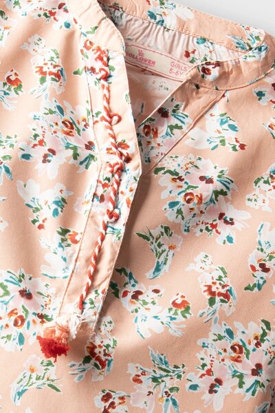 Peach Meadow Floral Top