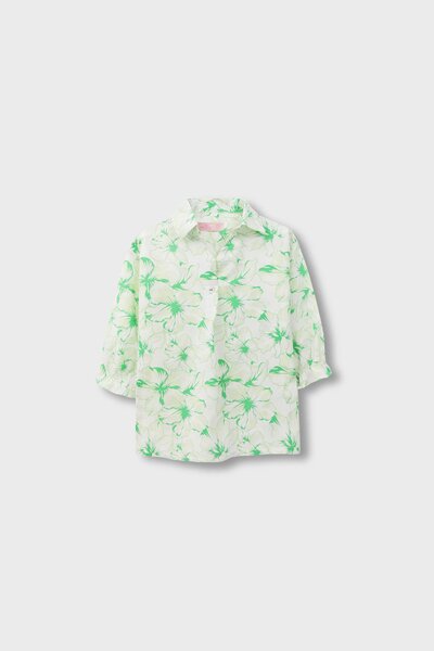 Breezy Green Cotton Top