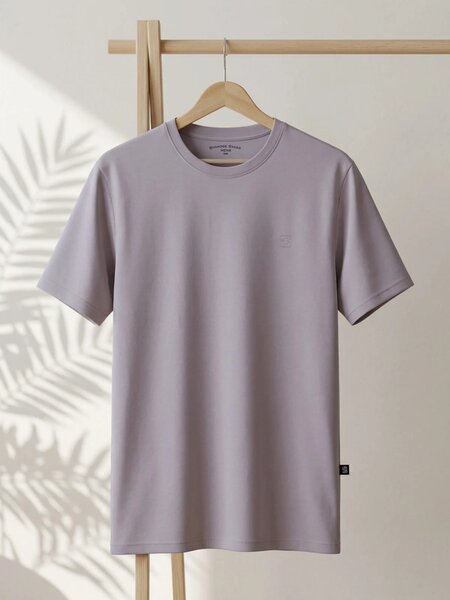 Beige Basic T-Shirt (TEE-521)