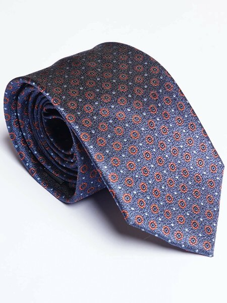 Navy Blue Designer Self Tie (TIE-1880)