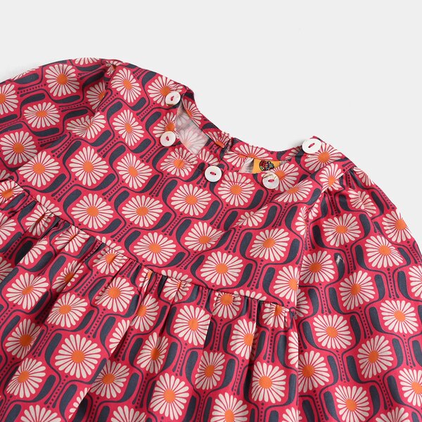 Girls Cotton Co-Ord Set - Pink