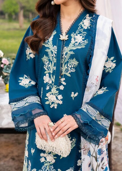 Chandan Nagri Women RTW Embroidered Lawn 3 Piece Suit Mudan Luxe - Festive Collection