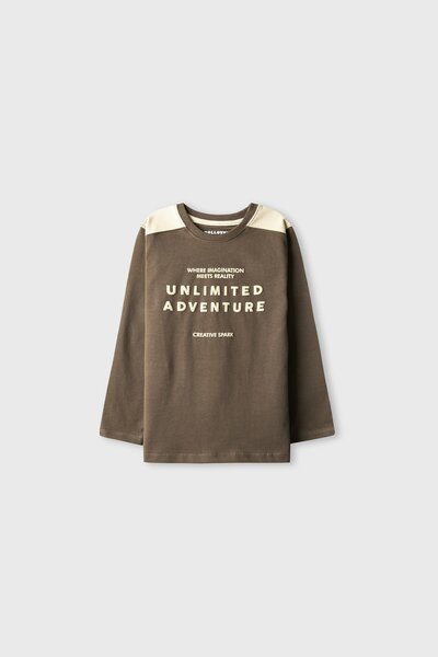 Boys Graphic Full Sleeve Tees Set