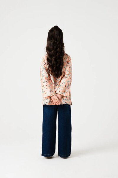Peach Meadow Floral Top