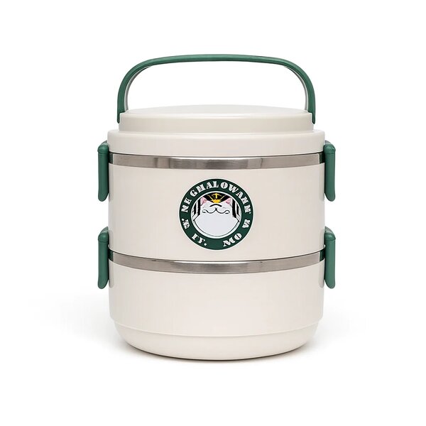 2-Layer Insulated Lunch Box – Portable Food Storage Container