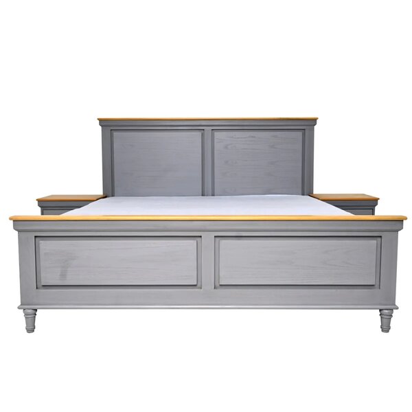 Patrick N King Size Bed with 2 Side Tables