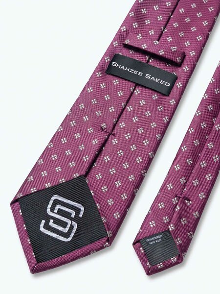 Purple Designer Self Tie (TIE-1842)