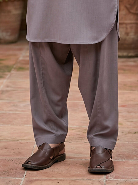Beige Designer Shalwar Kameez (SK-726)