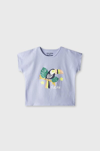 Girls Toucan Graphic Relaxed Tee