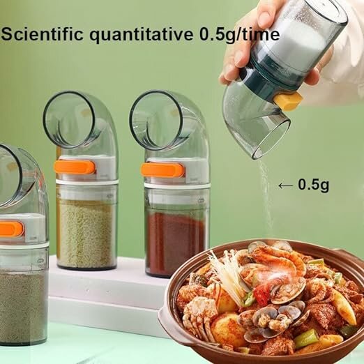 Home.Co- Set of 3 Click Spice Bottle