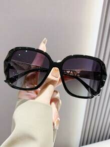 Shein - Polarized Sunglasses Men Women Retro Geometric Frame Elegant Fashion Classic