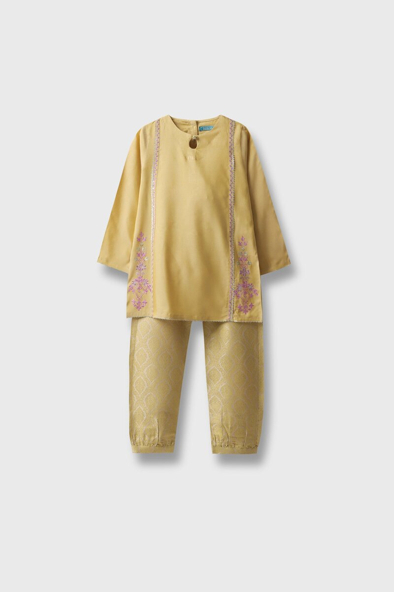 Royal Gold Fancy Suit - 2pc